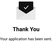 Thank You Your application has been sent.